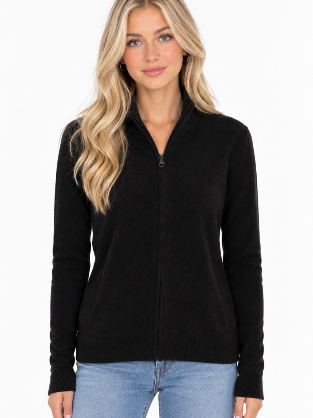 lululemon athletica Black Full-Zip Knit Jacket